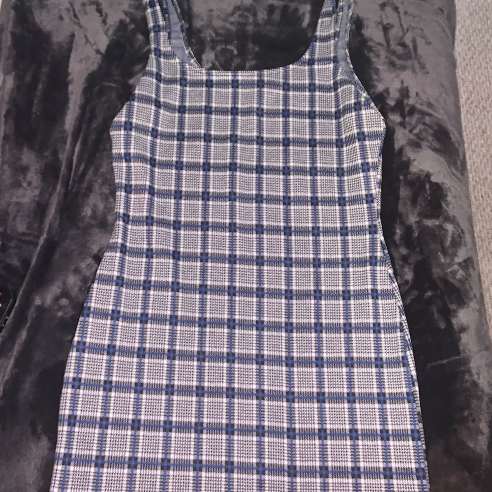 Forever 21 bodycon plaid dress worn once